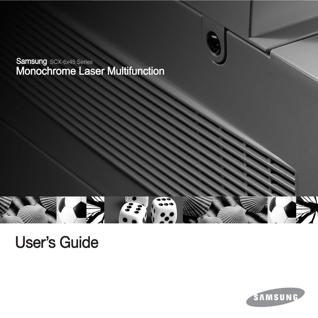 Samsung SCX-6X45 manual 