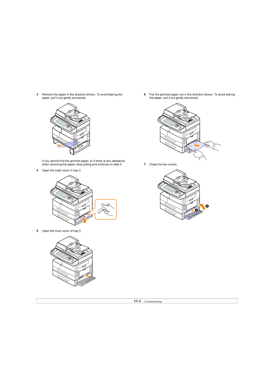 Samsung SCX-6X45 manual Troubleshooting 