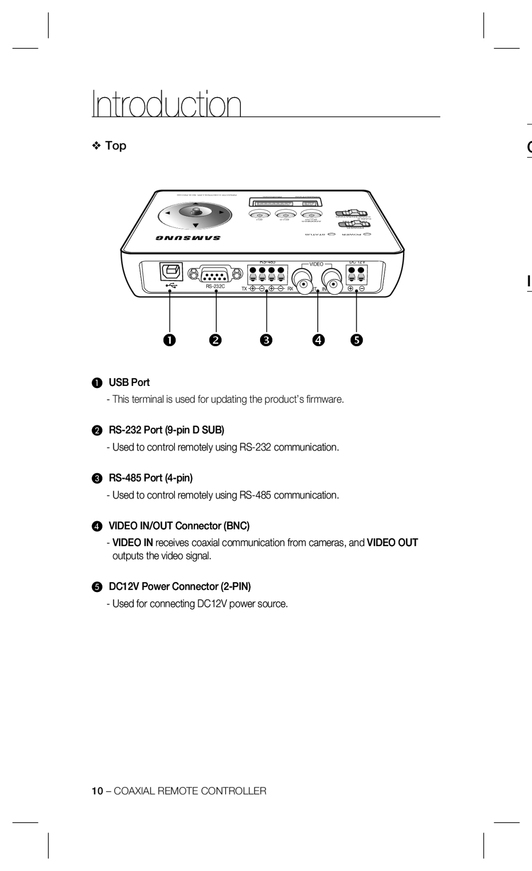 Samsung SCX-RD100 user manual P q r, Top 