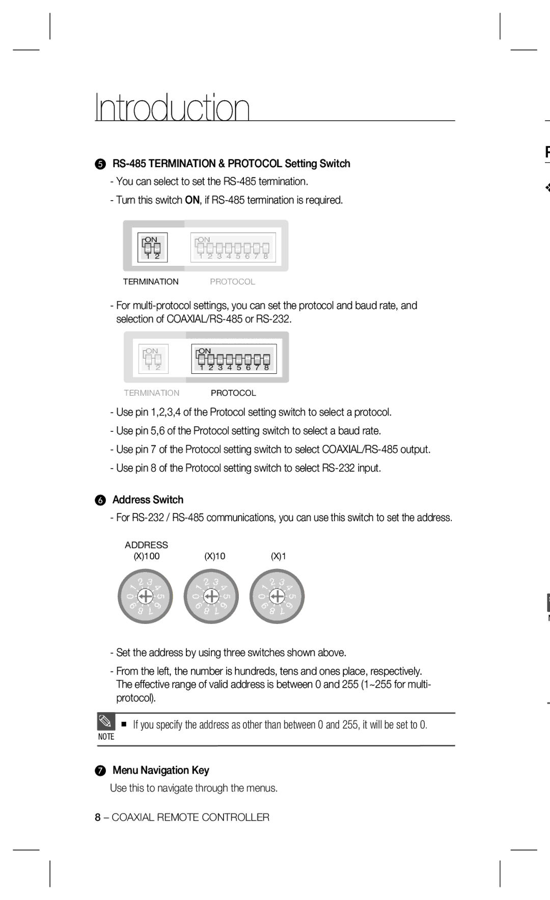 Samsung SCX-RD100 user manual Address 