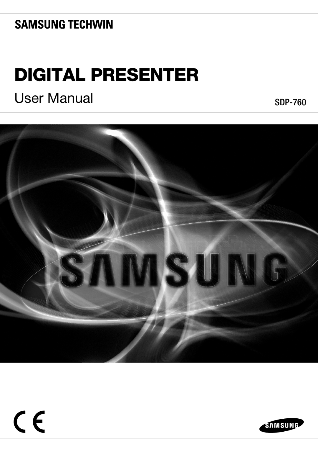 Samsung SDP-760 user manual Digital Presenter 