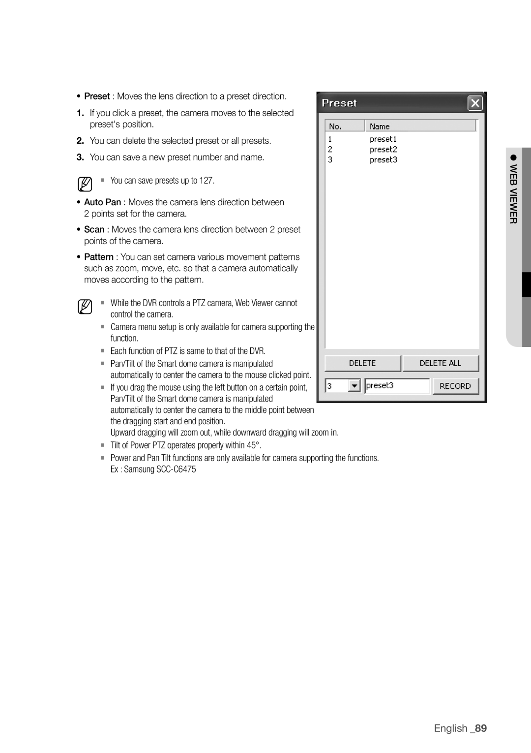 Samsung SDR3100 user manual English 