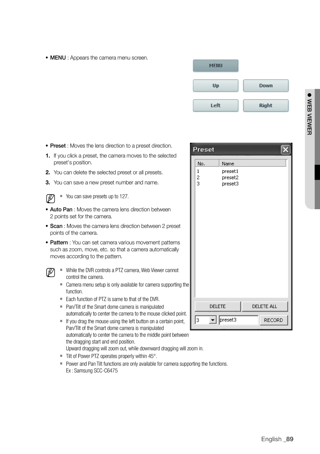 Samsung SDR4100, SDR5100 user manual English 