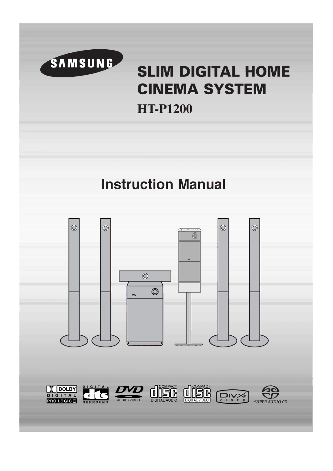 Samsung AH68-01720S, SDSM-EX, P1200-SECA, 20060814151350437 manual Slim Digital Home Cinema System 