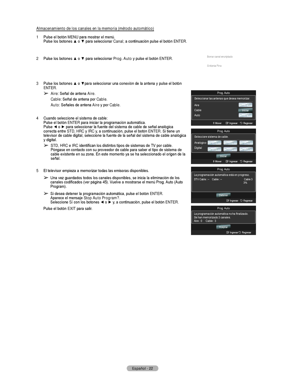 Samsung Series 6 650 user manual Prog. Auto 