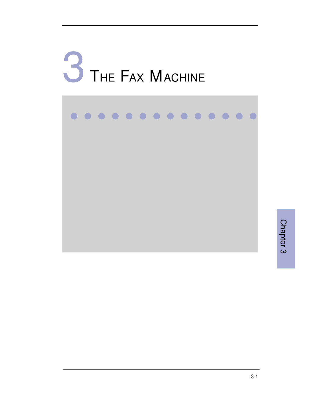 Samsung SF-3100 manual FAX Machine 