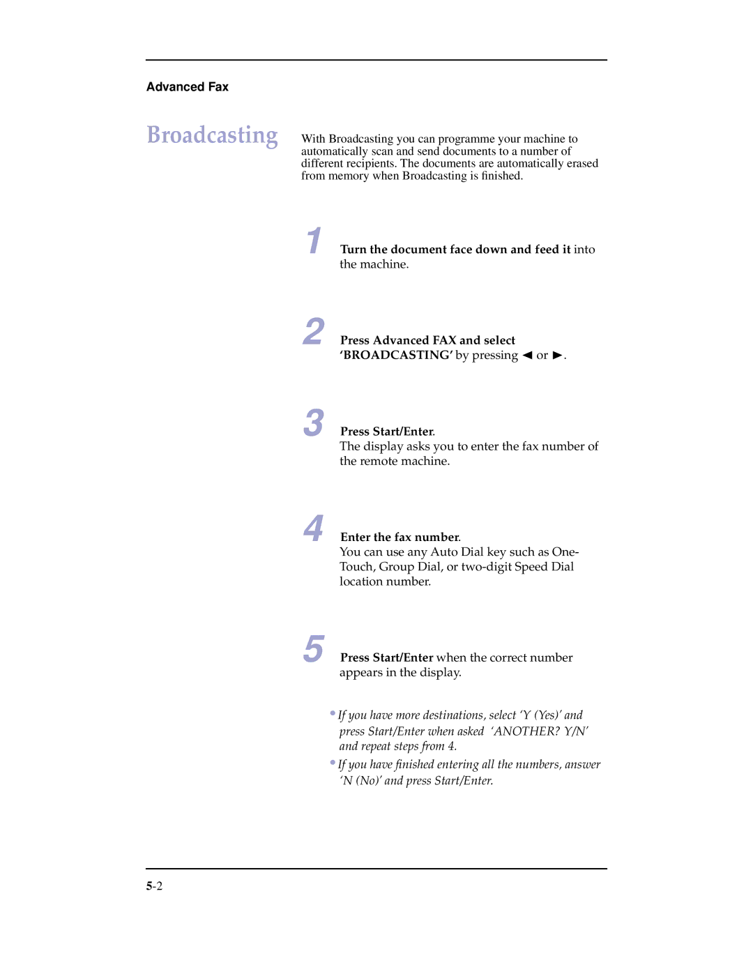 Samsung SF-3100 manual Enter the fax number 