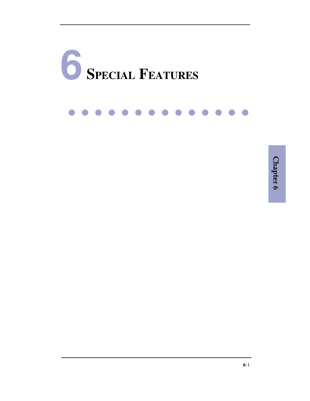 Samsung SF-3100 manual Special Features 