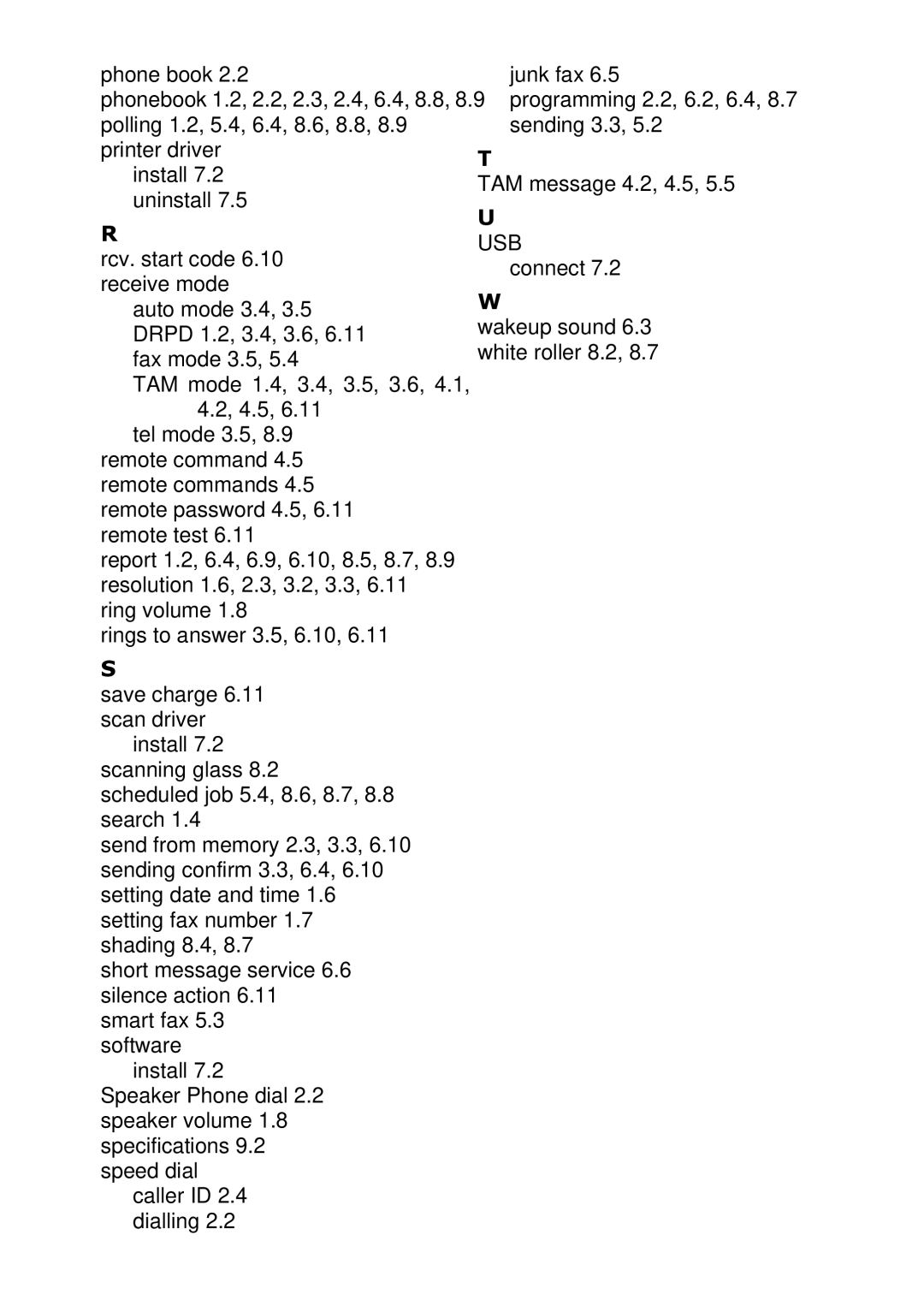 Samsung SF-360 Series manual 