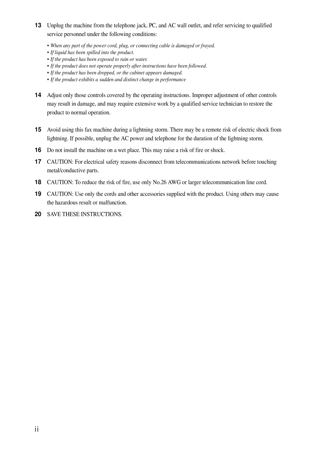 Samsung SF-370 Series manual 