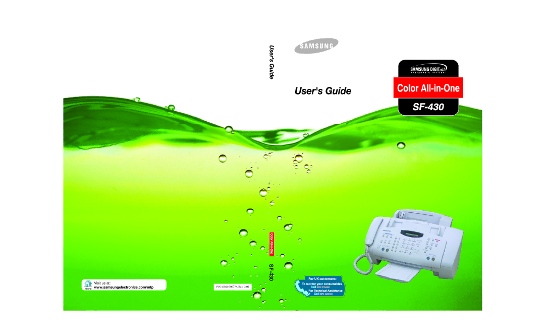 Samsung SF-430 manual 