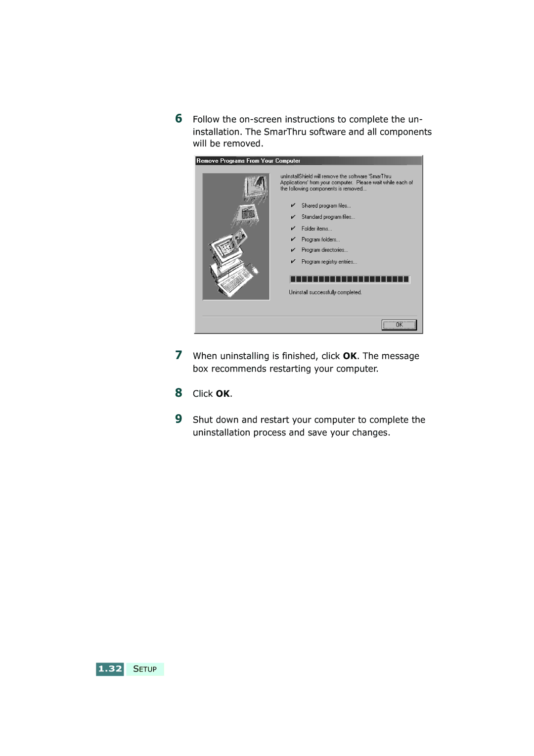 Samsung SF-430 manual Setup 