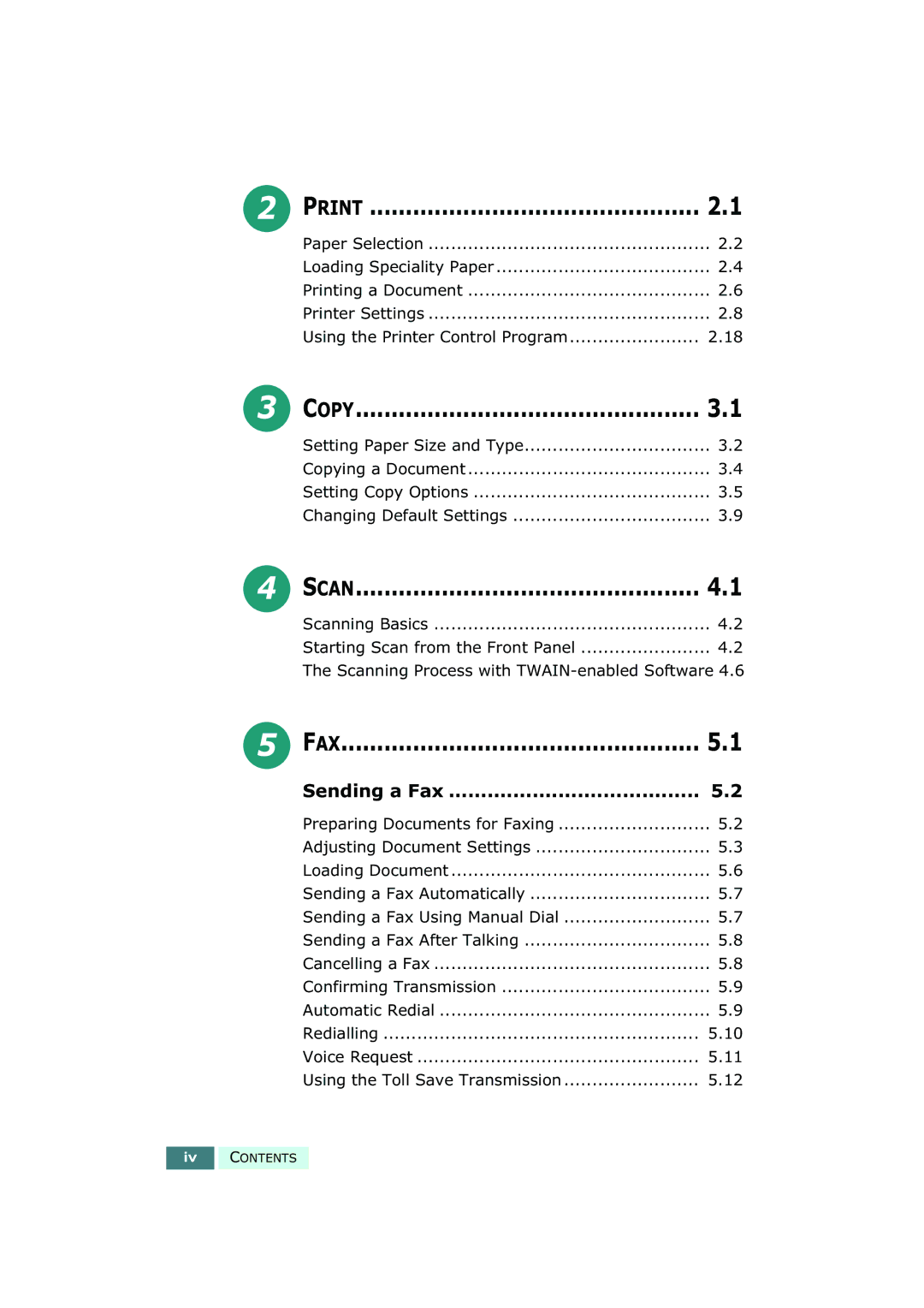 Samsung SF-430 manual Sending a Fax 