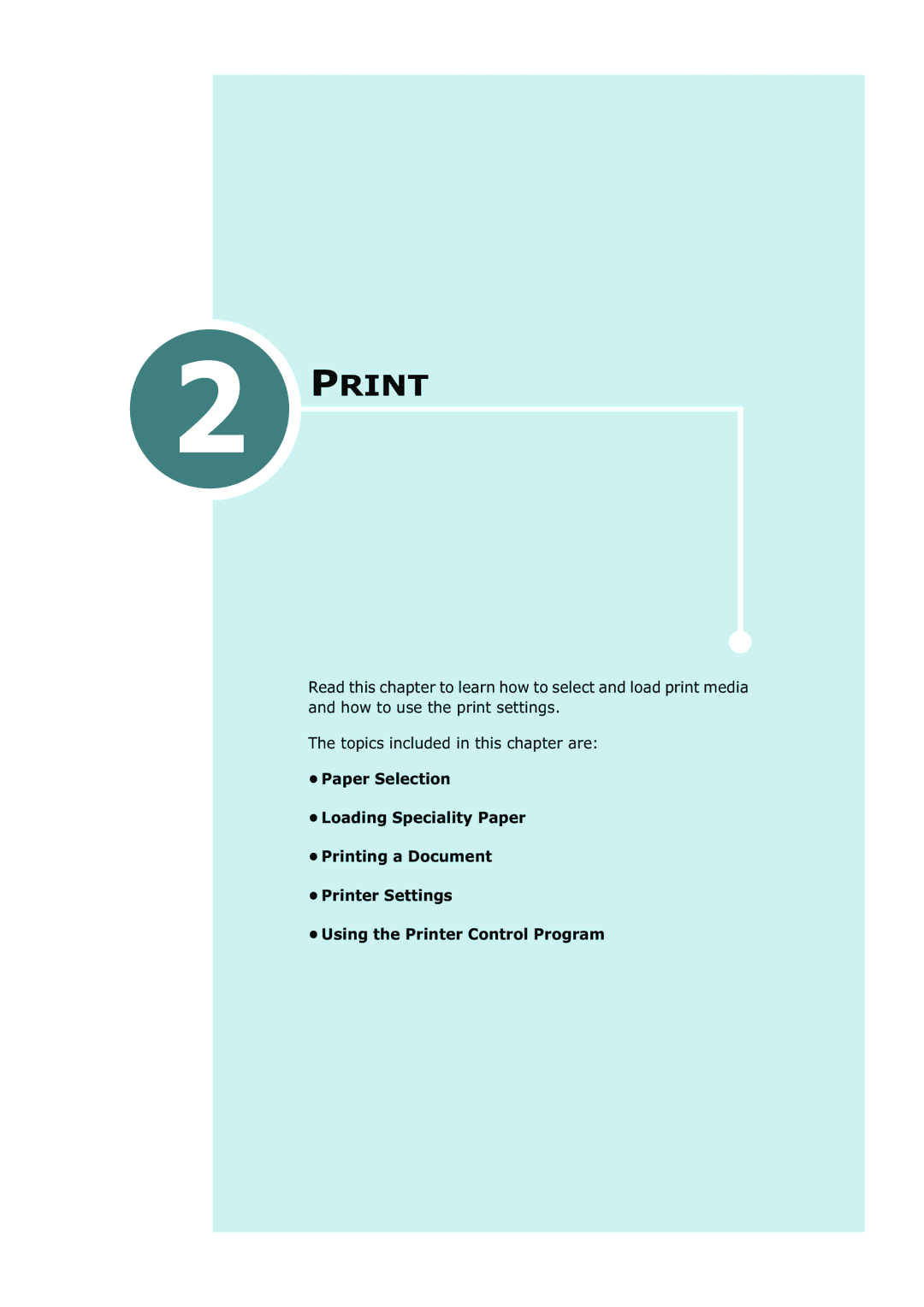 Samsung SF-430 manual Print 