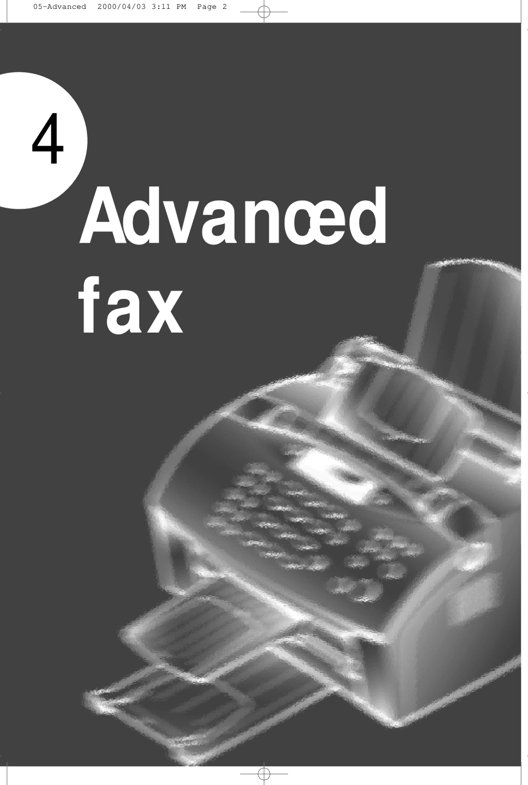 Samsung SF-5100 manual Advanced fax 