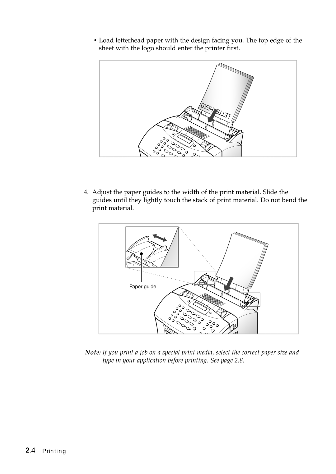 Samsung SF-5100P manual Paper guide 