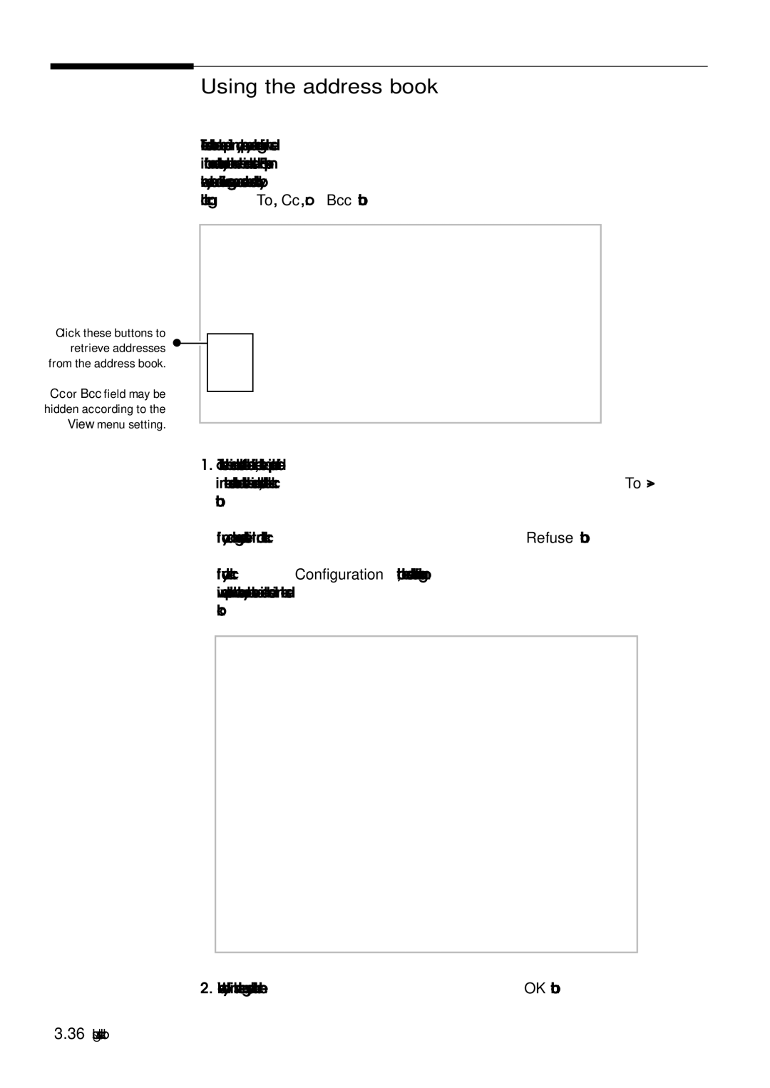 Samsung SF-5100P manual Using the address book 