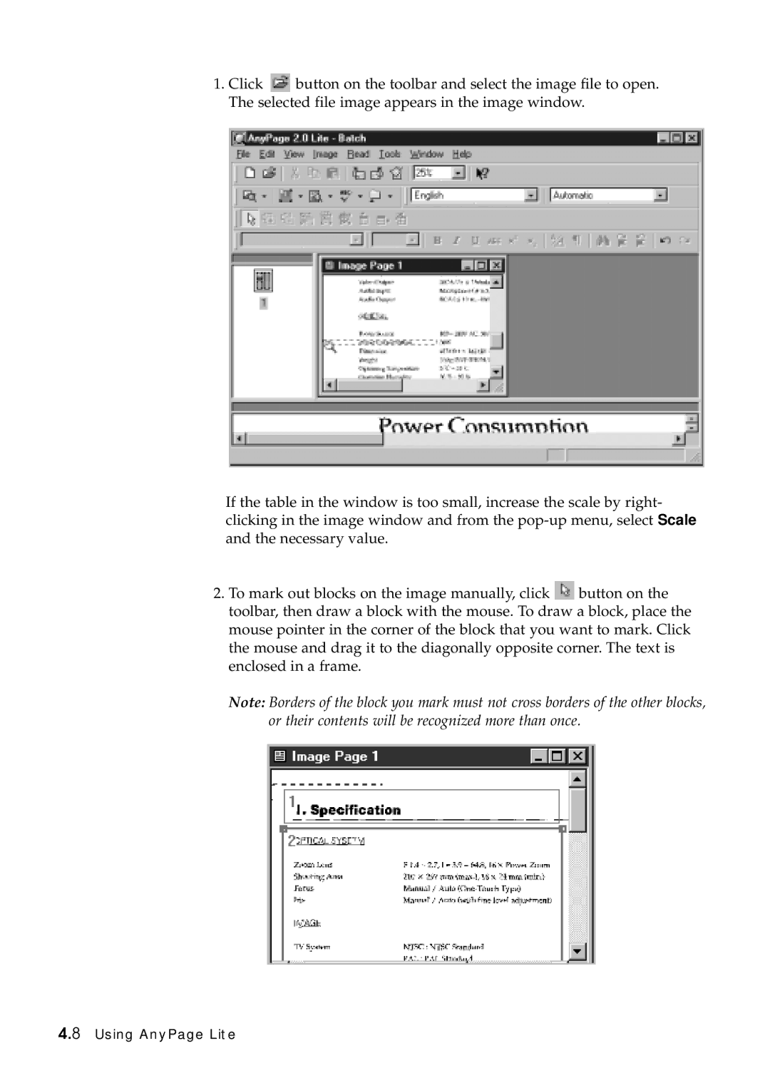 Samsung SF-5100P manual Using AnyPage Lite 