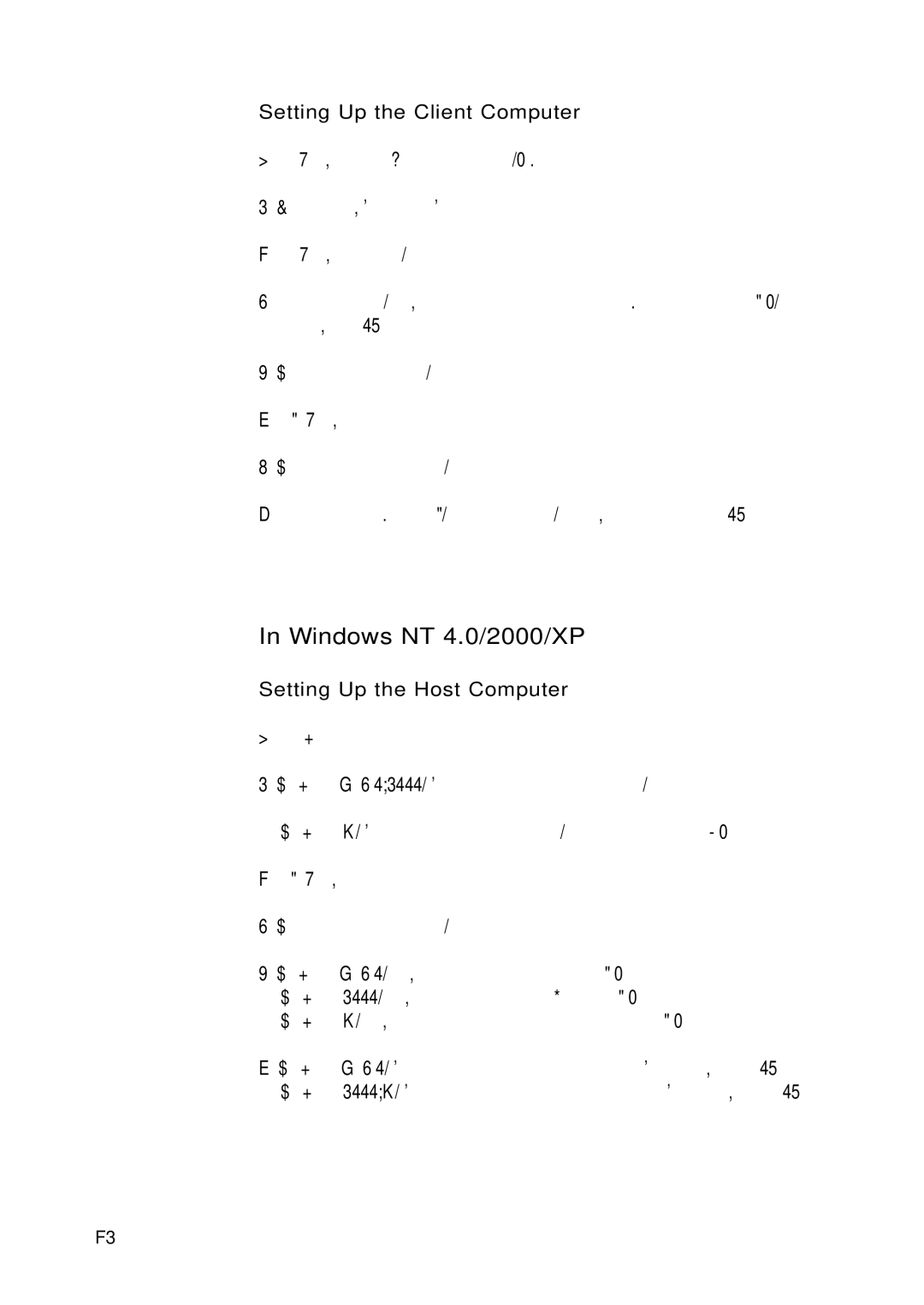 Samsung SF-555P Start Windows, Printers, For Windows XP, check the Share this printer box, Setting Up the Client Computer 