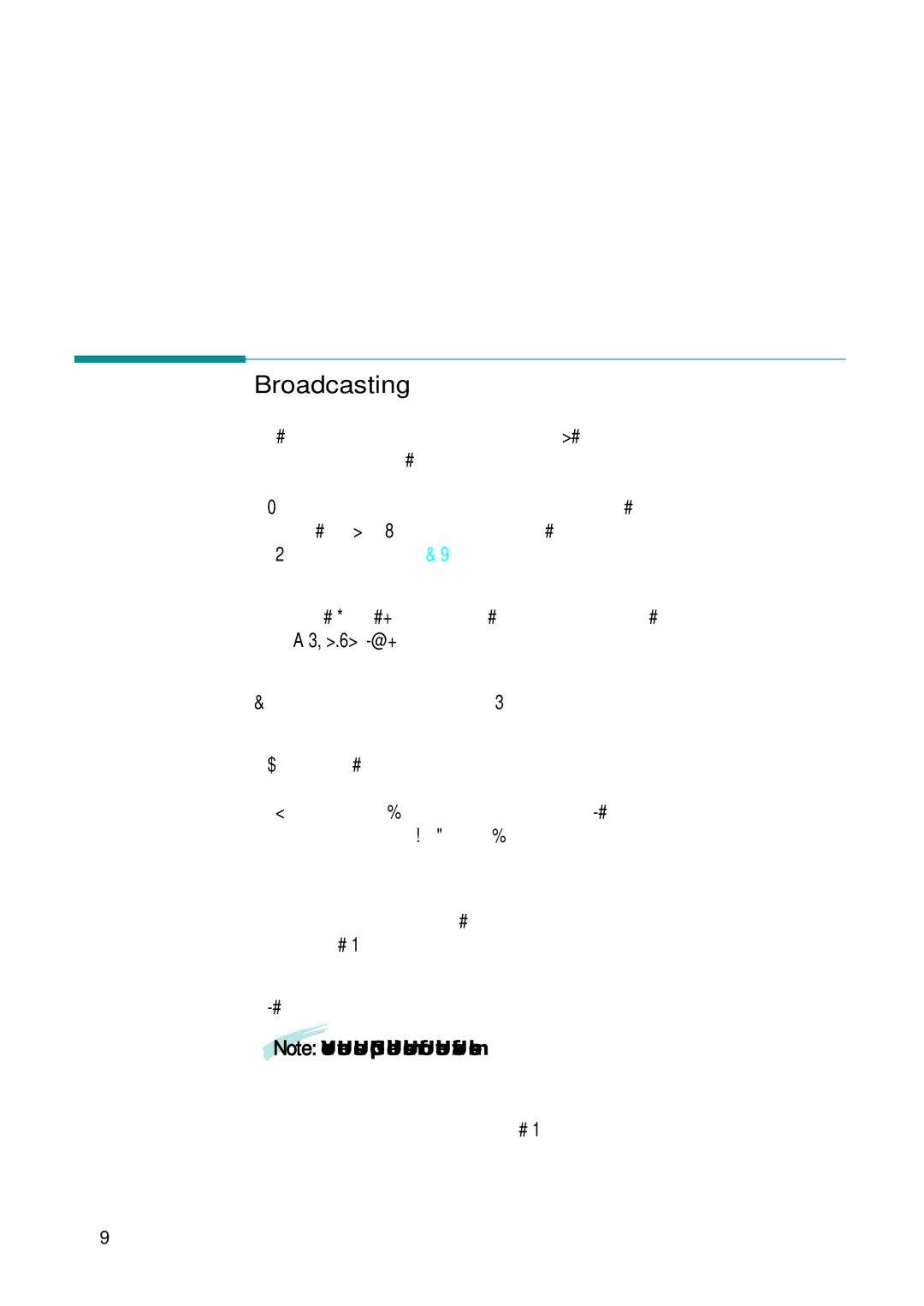 Samsung SF-555P manual Advanced Fax, Broadcasting 