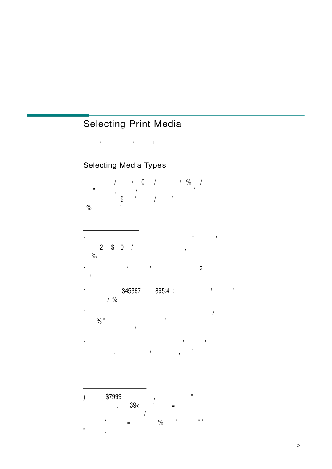 Samsung SF-555P manual Selecting Print Media, What to Consider, Get the Right Paper, Selecting Media Types 