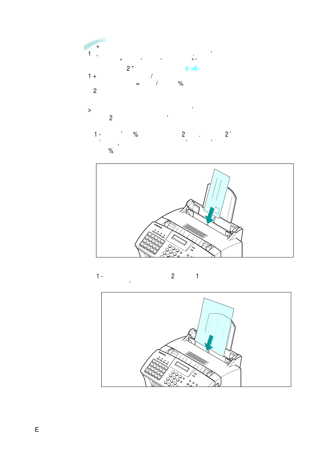 Samsung SF-555P manual Printing 