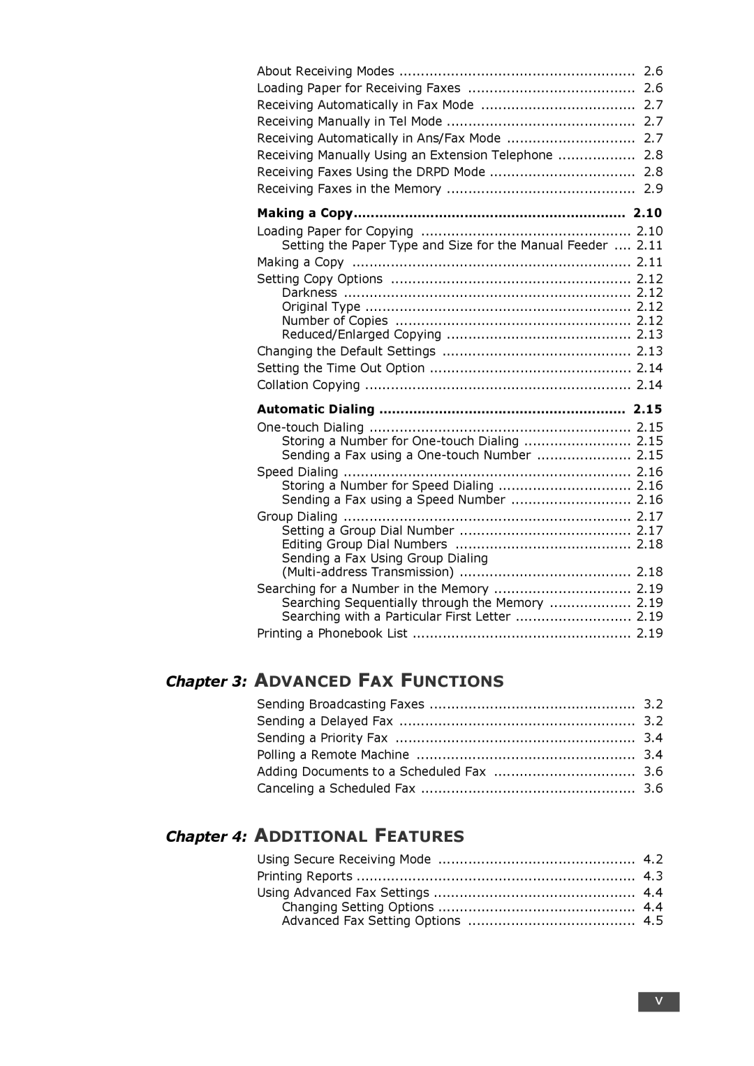 Samsung SF-560 manual Setting the Paper Type and Size for the Manual Feeder 