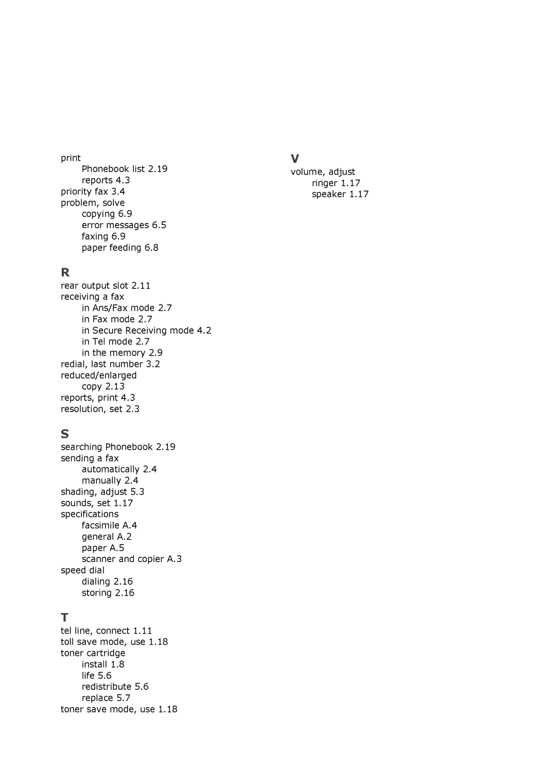 Samsung SF-560 manual 