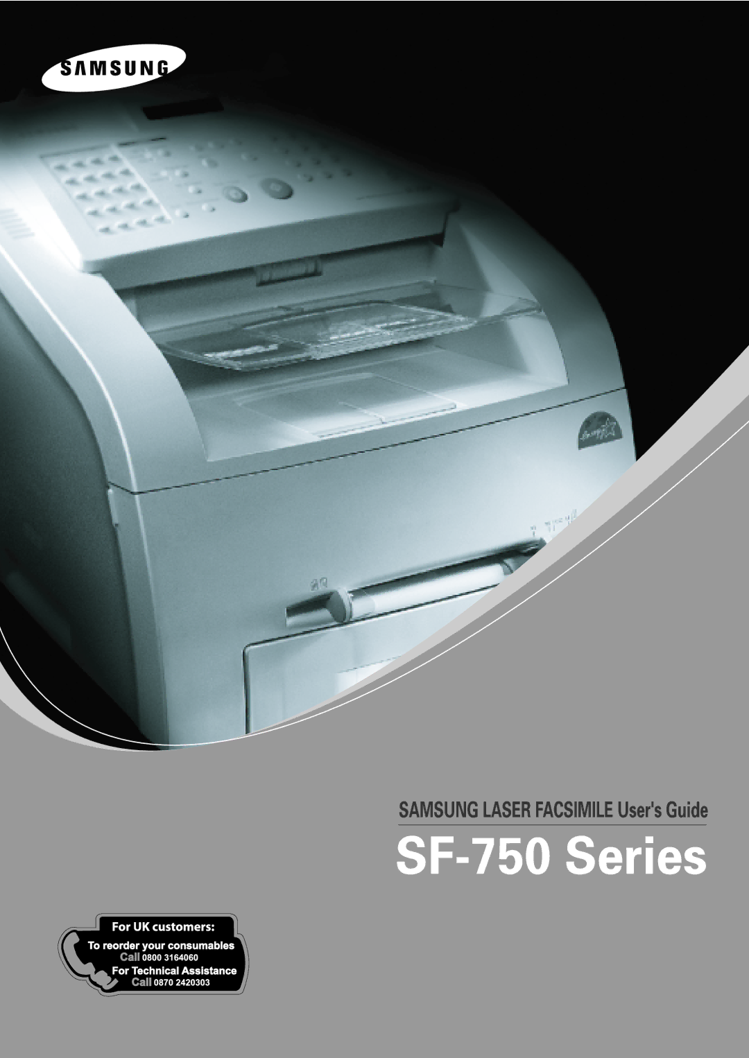 Samsung SF-750 Series manual 