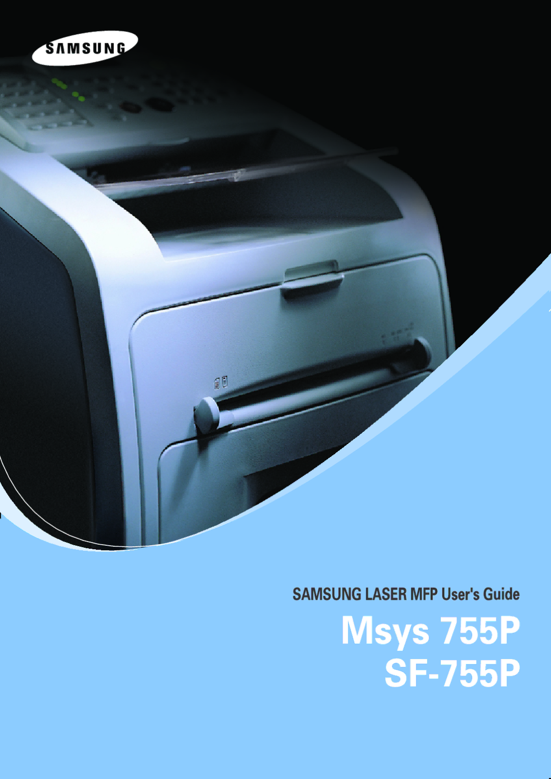 Samsung SF-755P manual 