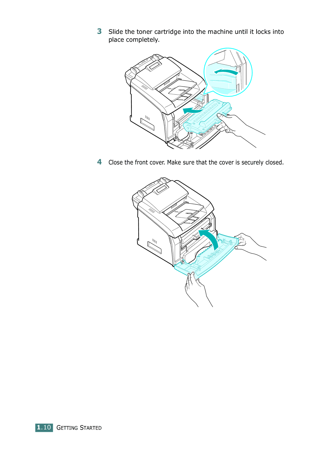 Samsung SF-755P manual Getting Started 