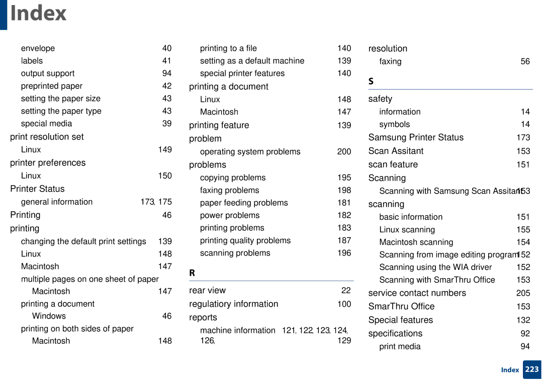 Samsung SF-76xP Series manual Printing a document 