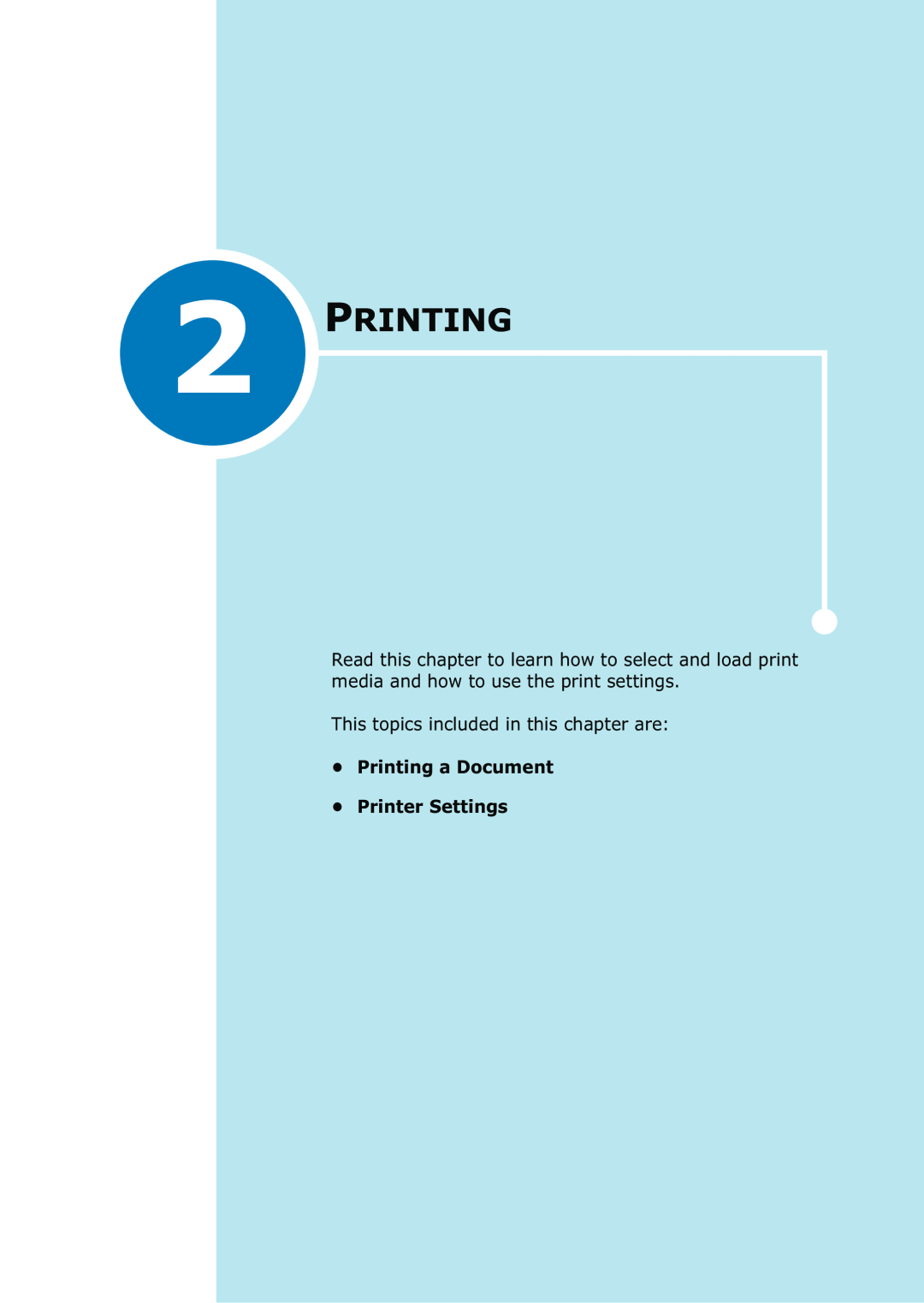 Samsung SF-835P manual Printing a Document Printer Settings 