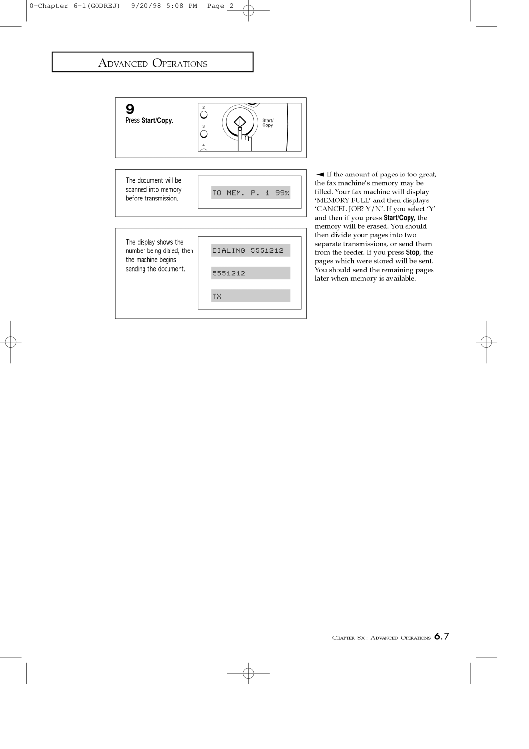 Samsung SF3000T manual Before transmission 