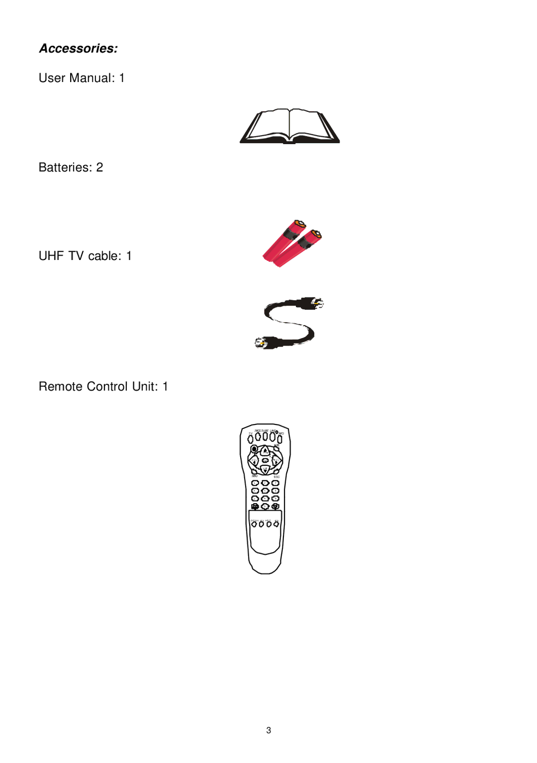 Samsung SFT-202 instruction manual Accessories 