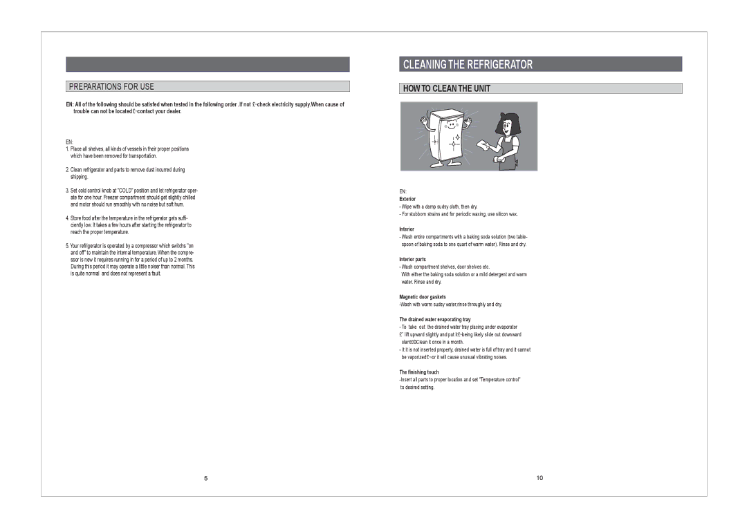 Samsung SG06BCSWQL/XEO, SG06BCSWHL/ABW, SG06BCSWHL/AFR, SG06DCGWHN/BUS manual Cleaning the Refrigerator, HOW to Clean the Unit 