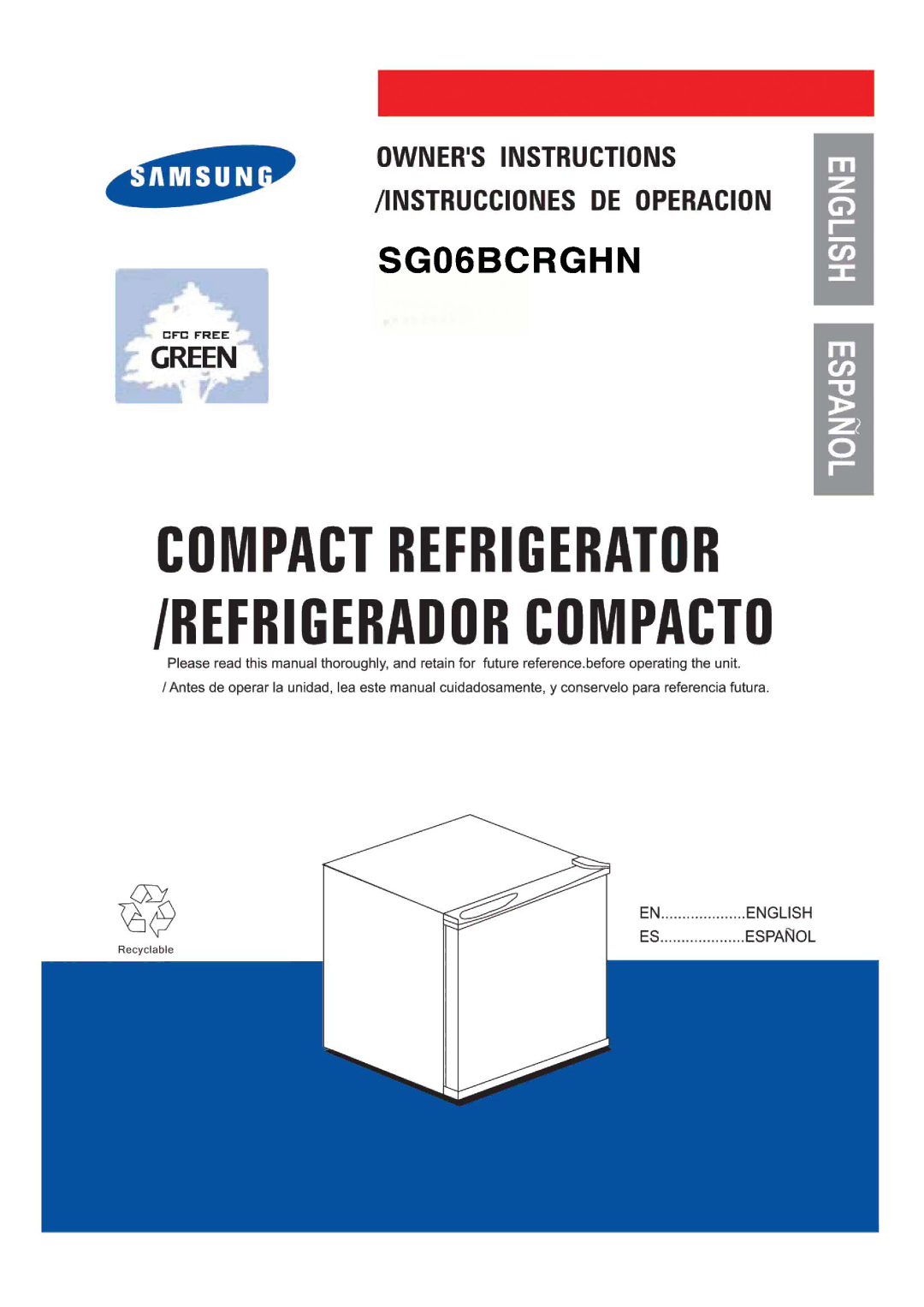 Samsung SG06BCSWHL/ABW manual 