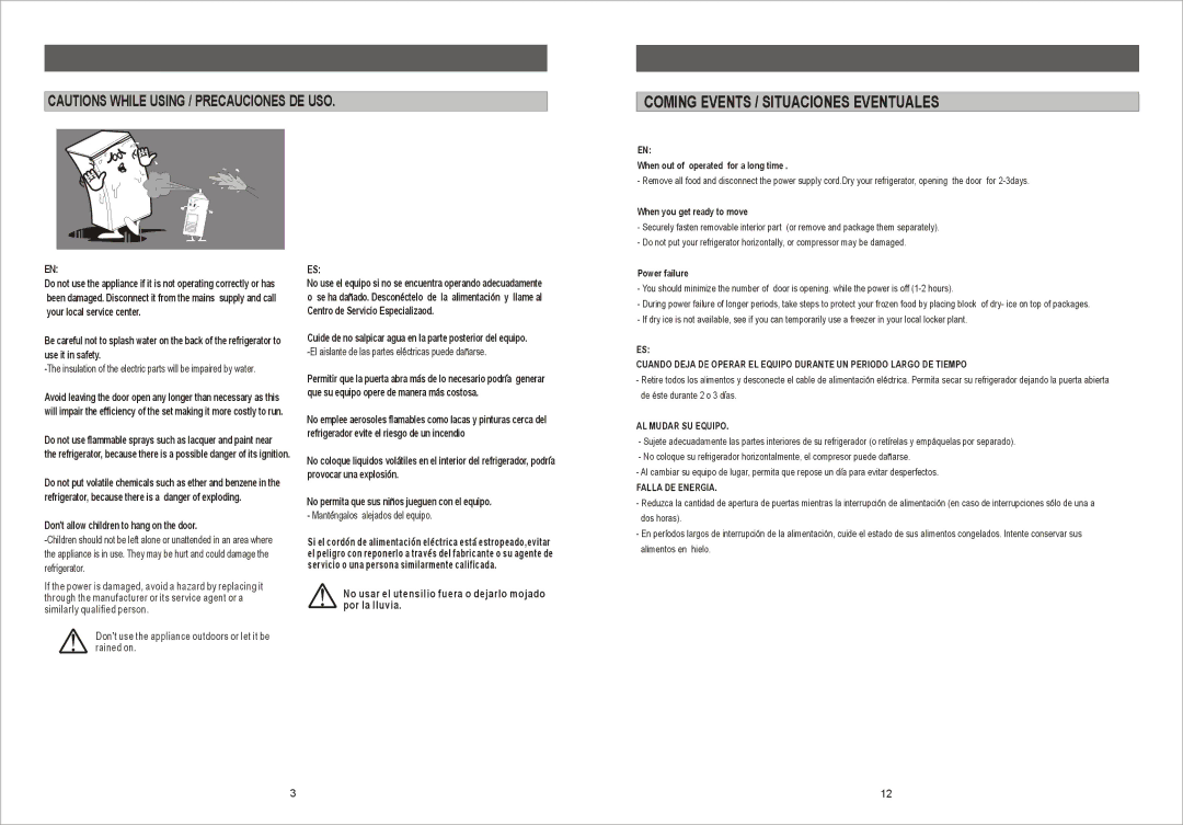 Samsung SG12BCPWQN/DOR, SG12BCSWQL/SUT, SG12BCSWHL/ABW, SG06BCSWHL/ABW, SG12BCSWQN/JMP, SG06BCSWHL/AFR, SG12DCGWQN/JMP manual 