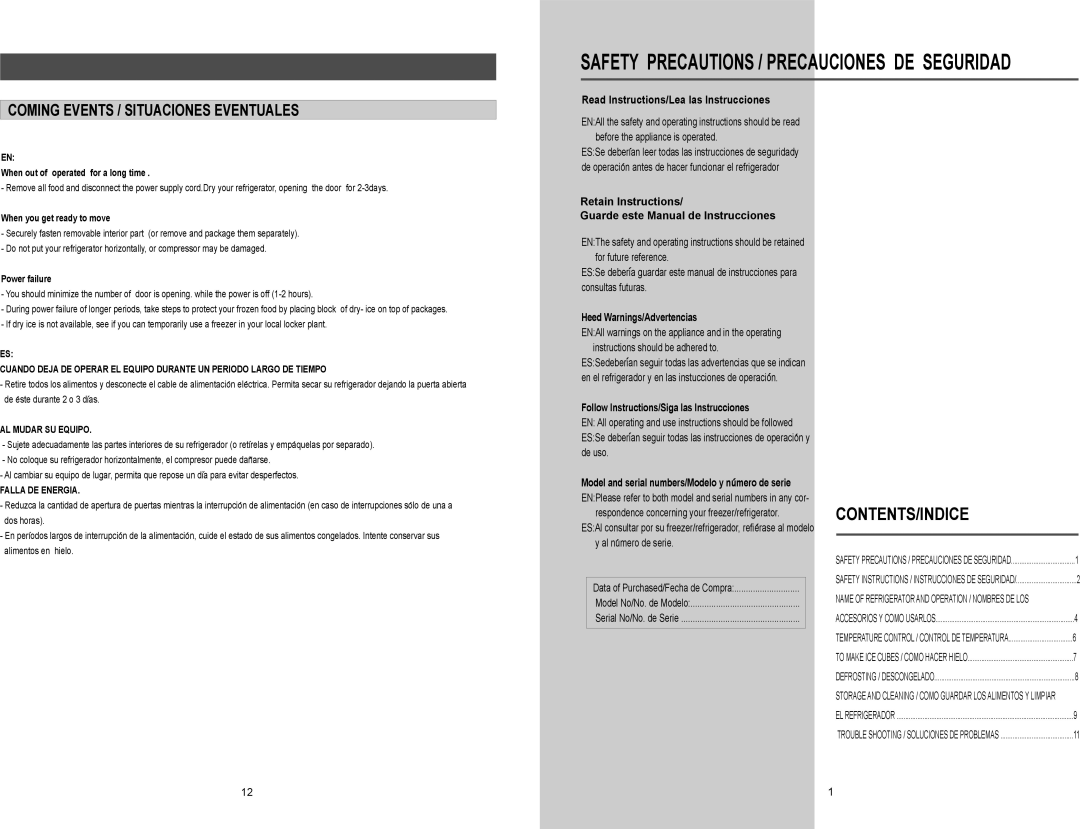 Samsung SG15DCGWQL/SUT, SG12BCSWQL/SUT, SG12BCSWHL/ABW, SG15CCGWQN/BUL, SG12ACSWQN/ETL, SG12DCGWHN/XEK, SG12BCSWQN/ALB manual 