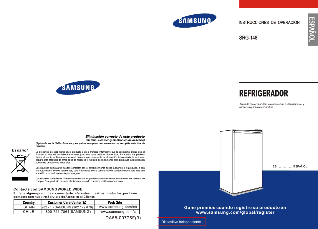 Samsung SG12BCSWHL/ABW, SG12BCSWQL/SUT, SG06BCSWHL/ABW, SG15DCGWQL/SUT, SG12BCSWQN/JMP, SG12BCPWQN/DOR manual English 