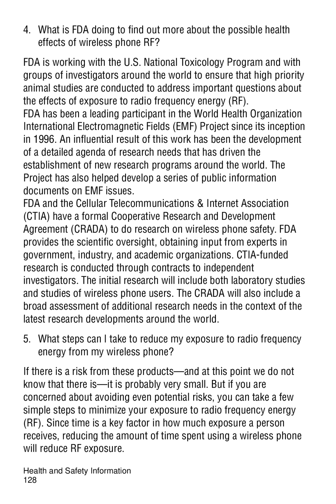 Samsung SGH-C327 user manual Health and Safety Information 