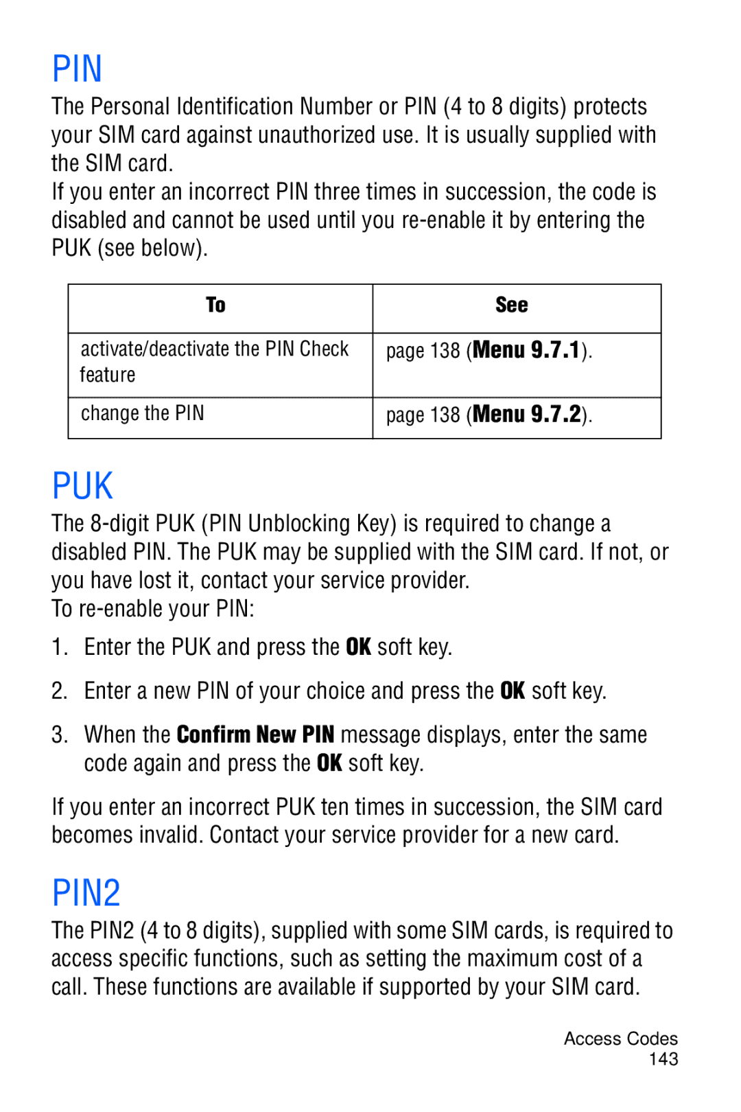 Samsung SGH-D606 user manual Pin 