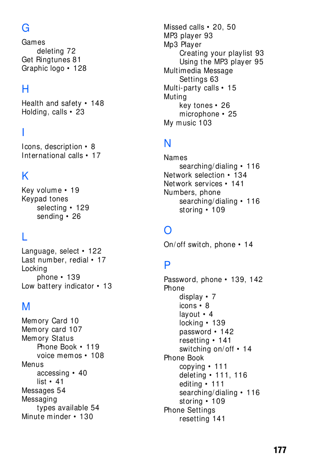 Samsung SGH-D606 user manual 177 