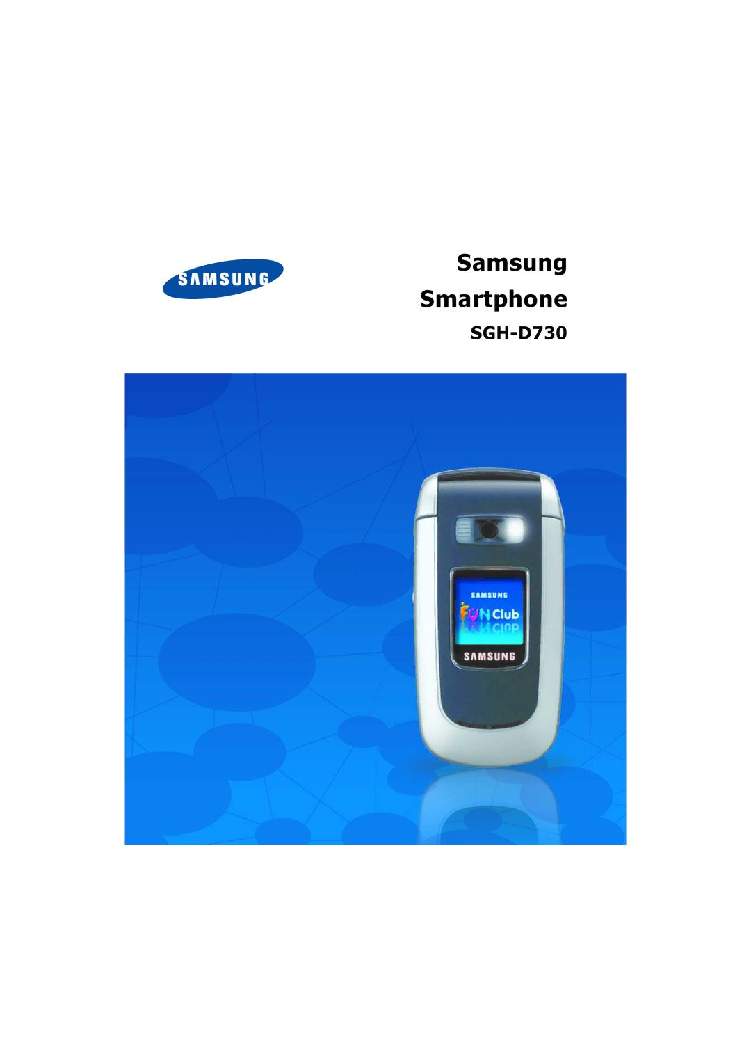 Samsung SGH-D730IBADBT manual Samsung Smartphone 