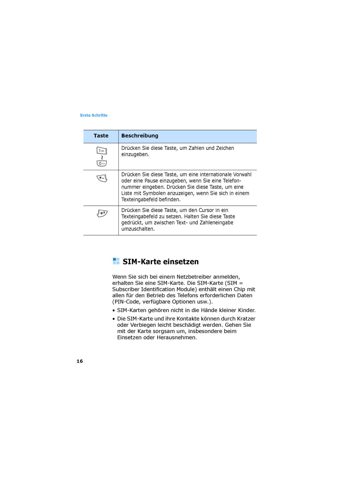 Samsung SGH-D730IBADBT manual SIM-Karte einsetzen 