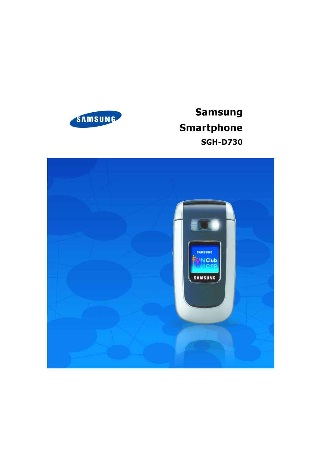 Samsung SGH-D730IBAXET manual Samsung Smartphone 