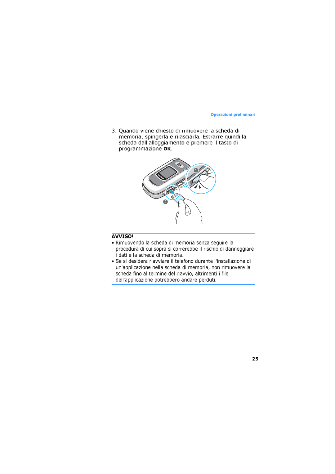 Samsung SGH-D730IBAXET manual Avviso 