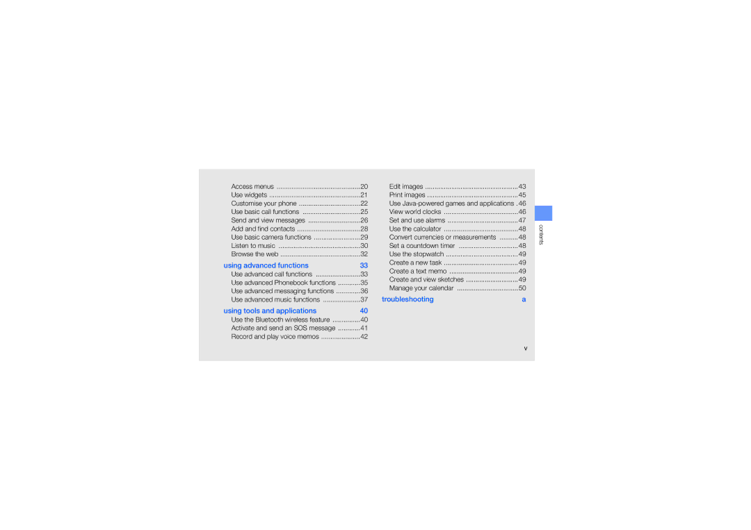 Samsung SGH-D980ZKAPHU, SGH-D980ZKATMC, SGH-D980ZKASKZ, SGH-D980ZKAVTL, SGH-D980XNAXEV, SGH-D980ZKAFPT manual Troubleshooting 