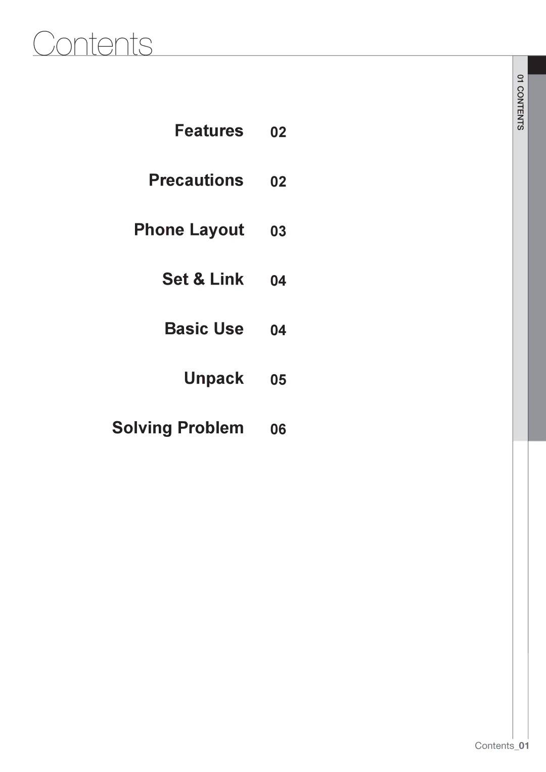 Samsung SGH-F480ESZDTM, SGH-F480ESIDTM, SGH-F480PWIDTM manual Contents 