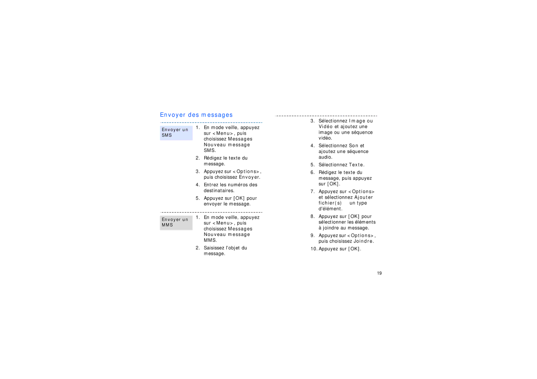 Samsung SGH-F500ZKABOG, SGH-F500ZKAXEF, SGH-F500ZKBXEF, SGH-F500ZKAFTM manual Envoyer des messages, Fichiers → un type 